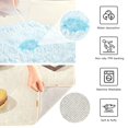 thumbnail image 3 of Yayeee Bath Rug for Bathroom Floor Non Slip Rectangle Fluffy Soft Absorbent Mat, 16"x24", Red Cakes, 3 of 7