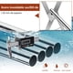 thumbnail image 5 of Tendedero de Ropa Retráctil y Plegable de Acero Inoxidable, Ideal para Secado en Interiores y Exteriores, Ajuste de 1,2 a 1,6 m, con Ruedas y 20 Ganchos Anti-Viento, 5 of 7