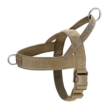Large Dog Chest Harness Leash Combo Anti Lunge Adjustable Walking Gear for Outdoor