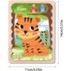 thumbnail image 4 of Rompecabezas para niños | Rompecabezas de Tiras de Doble Cara para educación temprana .. Rompecabezas de Madera para niños y niñas de 2 a 8 años, 4 of 5