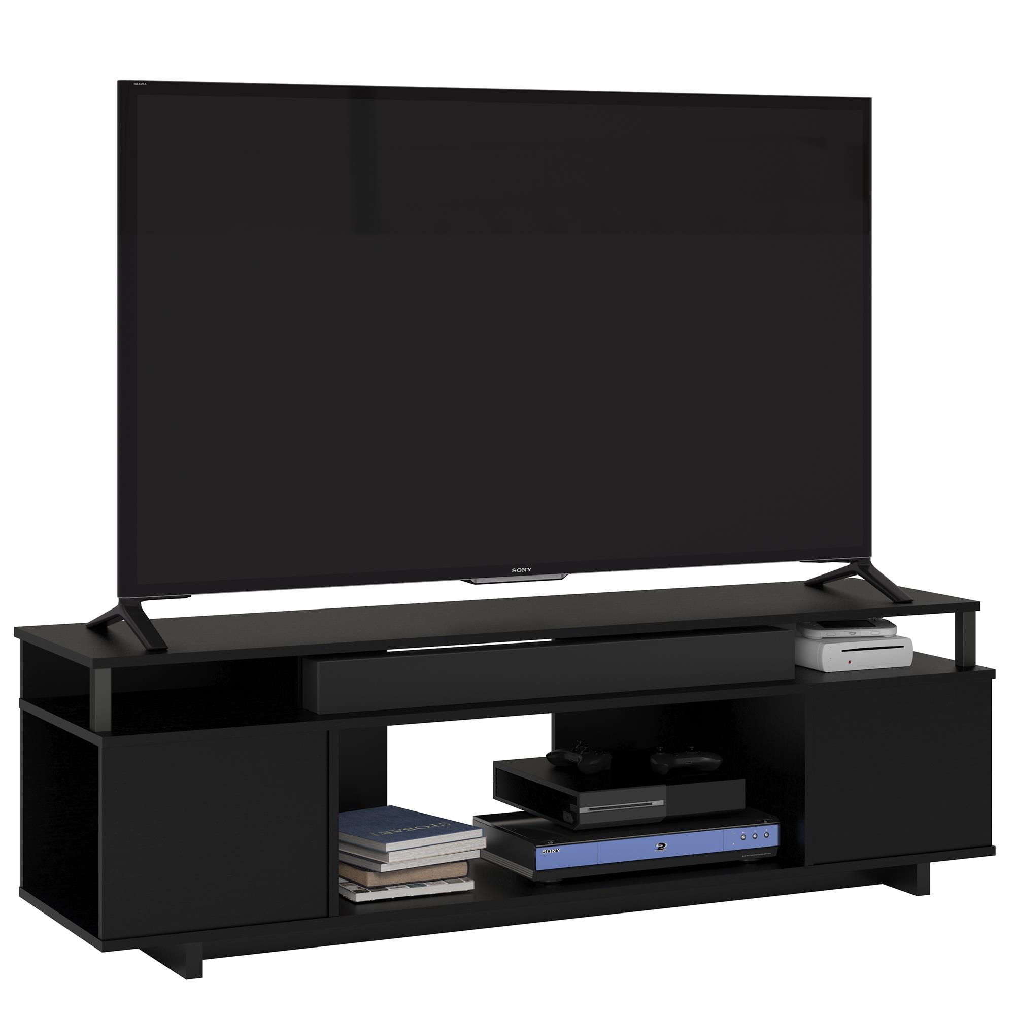 Ameriwood Home Carson TV Stand for TVs up to 65", Black Oak - image 5 of 6