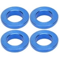 thumbnail image 3 of Juego de 4 espaciadores de actualización para bicicleta de montaña, pernos de pinza de freno de aleación de titanio M6 azul, 3 of 8