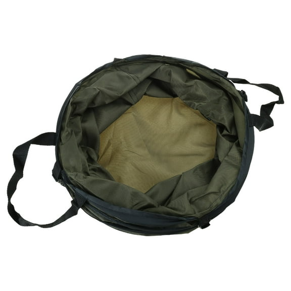 SIEYIO Camping Trash Can Garden Garbage Bag with Handle Wastebasket Can Container