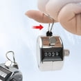 thumbnail image 2 of Metal Mechanical Counter - Manual Counting, 0-9999 Range, with Handle, 2 of 8