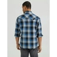 thumbnail image 2 of Wrangler Retro Core Blue Plaid - Mens Shirt  - 112355385, 2 of 4