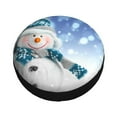 thumbnail image 3 of Balery Christmas Snowman In The Snowtire Cover Waterproof Dust-Proof, Universal Spare Wheel Tire Cover For Trailer, Rv, Suv Truck And Vehicle Camper Accessories-14 Inch, 3 of 9