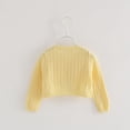 thumbnail image 4 of Hotiary 9M-7Y Toddler Girls Open Front Knit Cardigan Sweater Baby Kids Long Sleeve Bolero Shrug Dress Up Cropped Jacket Tops, 4 of 5