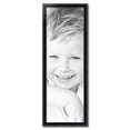 thumbnail image 2 of ArtToFrames 14" x 42" Black Engraved Edges Picture Frame, 14x42 inch Black Wood Poster Frame (WOM-4055), 2 of 8