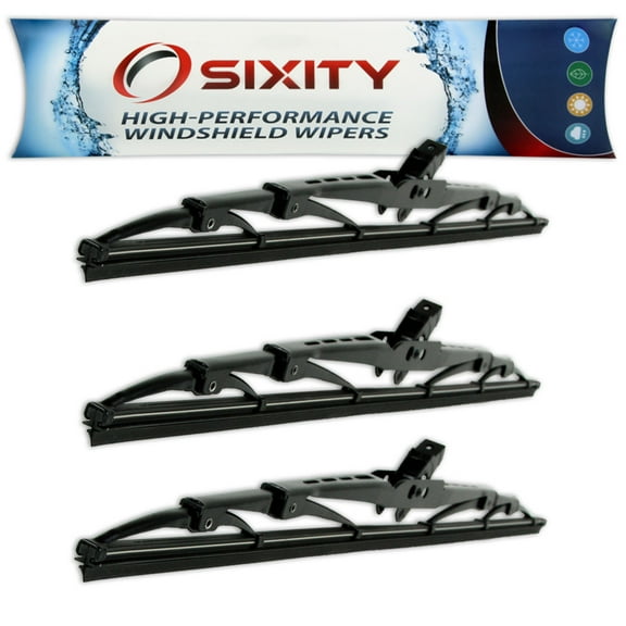 Sixity Auto S1 Front Rear Windshield Wiper Blades compatible with Daewoo Lanos
