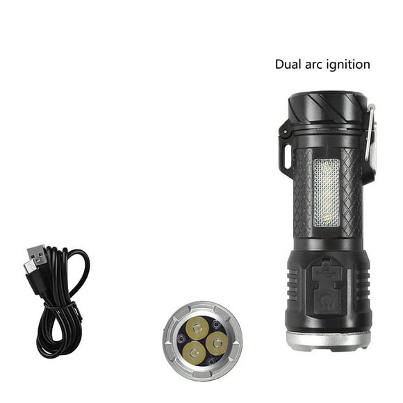 Hearth & Gear Lampe de Poche à DEL Latérale Portable en ABS pour l'Automne, Éclairage de Lecture, Lampe de Poche de Camping Extérieure, Bandeau Lumineux, Casque Rigide pour Enfants, Sac The Earthquake, Lumières de Course pour Coureurs, Chapeau à Pince, Chargeurs