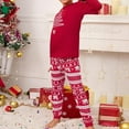 thumbnail image 1 of Family 2 Pieces Pajamas Set Casual Tree Printed Christmas Style Sleepwear Outfit, 1 of 9