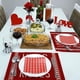 thumbnail image 2 of Camino de mesa para el día de San Valentín, decoraciones para el día de San Valentín, decoraciones para fiestas del día de San Valentín, manteles de mesa con corazones rojos para el día de San, 2 of 6