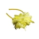thumbnail image 2 of Qarigey Mujeres boda ceremonia pluma flor diadema ornamento niñas banquete diadema señoras Cosplay cabeza accesorio Decoración Accesorio para el cabello Amarillo Qarigey AP012180-02B, 2 of 6