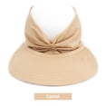 thumbnail image 2 of Gorra de visera BLESIY de moda Casual para mujer tapa hueca Camello, 2 of 4