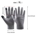 thumbnail image 3 of TERGAYEE Winter Cycling Gloves for Men Women,Thermal Full Finger Bike Gloves,manipulatescreen Padded Bike Glove for Running,Biking,Driving,Hiking,Mountaineering,Workout, 3 of 4