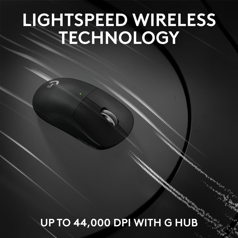 Logitech PRO X SUPERLIGHT 2 ブラック ロジクールG PRO X 2 Superlight Wireless Gaming Mouse