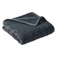 thumbnail image 5 of Better Homes & Gardens Grey Twisted Rib Faux Fur Throw, 50" x 72", 5 of 9