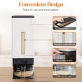 thumbnail image 4 of Lifewit Rice Dispenser 25 lbs, Rice Storage Container Moisture Proof with Measuring Cup, BPA-Free, Black, 4 of 8
