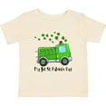 thumbnail image 3 of Inktastic My 1st St. Patrick's Day Green Fire Truck with Clovers Boys or Girls Baby T-Shirt, 3 of 5