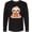 AB-Black, variant on Inktastic Sloth Pizza Long Sleeve T-Shirt