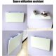 thumbnail image 4 of Soporte de pared plegable de 2 piezas, soporte de estante Soportes de estante Soporte de soporte plegable plegable de metal Soporte de garaje Consola plegable Estantería de bricolaje, blanco 8"/200 mm JFHHH pequeña, 4 of 5