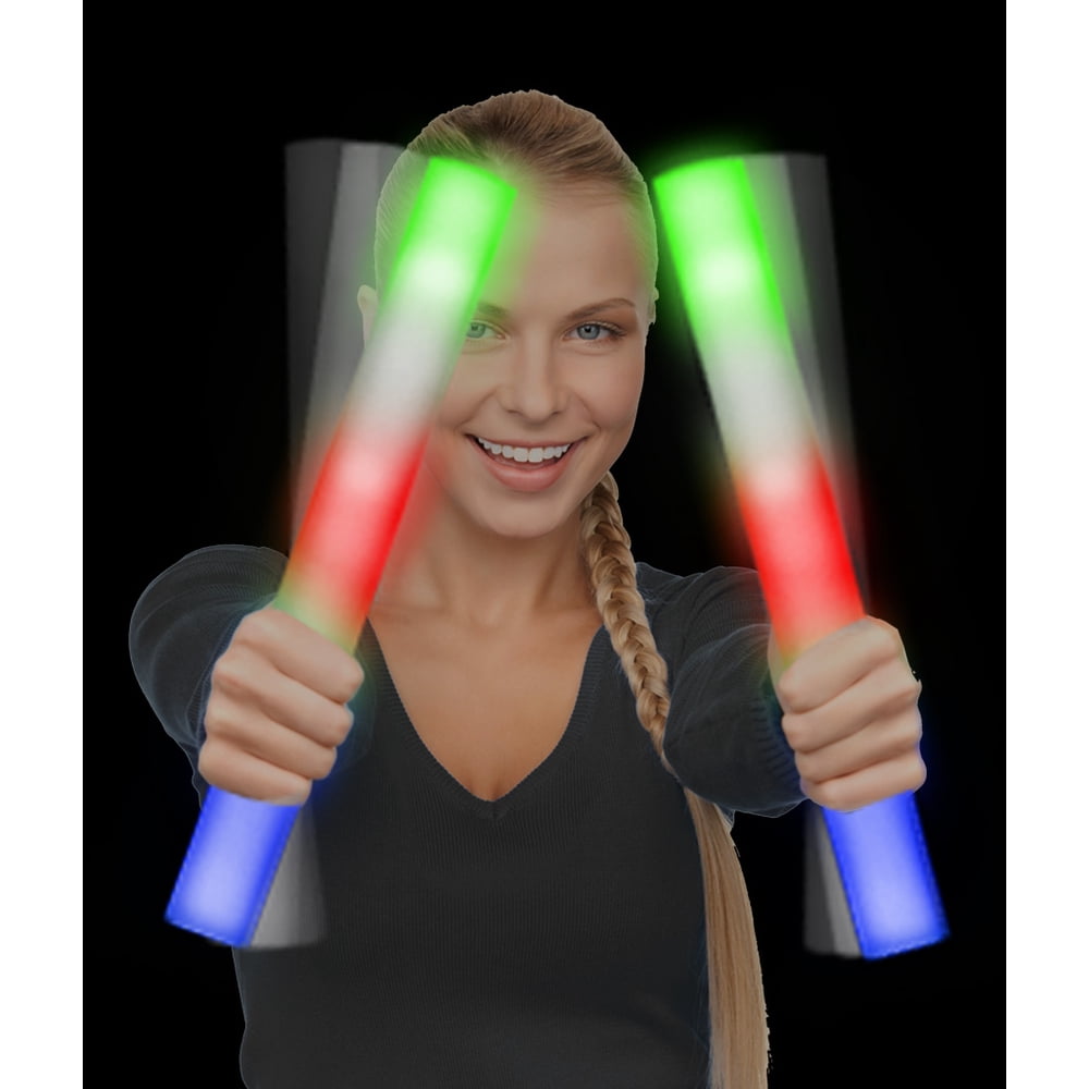 LED Foam Light Stick Baton Supreme Multicolor Color Changing
