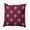 Maroon Red, variant on 20" x 20" Simply Daisy Starfish Indoor/Outdoor Pillow, Nautical Navy Qty 1