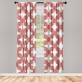 thumbnail image 3 of Floral Curtains 2 Panels Set, Diagonal Borders with Flourishing Spring Nature Elements Fresh Garden Feminine Art, Window Drapes for Living Room Bedroom, 56"W X 63"L, Multicolor, by Ambesonne, 3 of 5