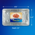 thumbnail image 4 of EZ Foil Disposable Pasta Pan, 19.5 x 11.5 inches, Full Size Steam Table Pan, 1 Count, 4 of 8