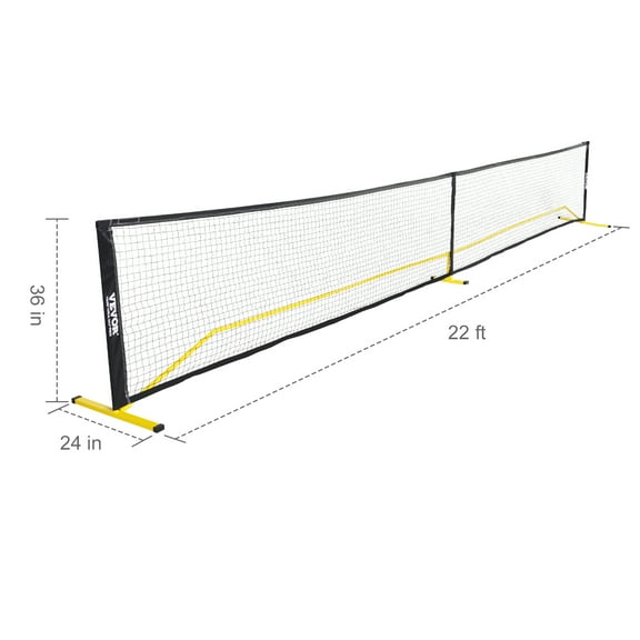 KFFKFF Pickleball Net System Portable with Carrying Bag, 265 x 24 x 37", 12.5 lbs