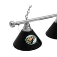 thumbnail image 2 of Bemidji State University 3 Shade Billiard Light with Chrome FIxture, 2 of 5