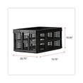 thumbnail image 5 of Universal Filing/Storage Tote, Letter Files, Black, 5 of 5