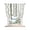 Green, White, Olive, variant on Dark Sage Green Botanical Tie Up Curtains for Kitchen Windows,Adjustable Rod Pocket Valance 63 Inch Long, Summer Botanical Leaf Vertical Stripes Window Treatment Balloon Roman Blind Shade, 52" x 63"
