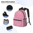 thumbnail image 5 of Gaeub Glitter Pink School Backpack Waterproof Bookbag for Men Women College High School Bags, 5 of 8
