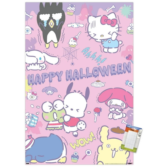 Hello Kitty - Kawaii Horror Wall Poster, 22.375" x 34"