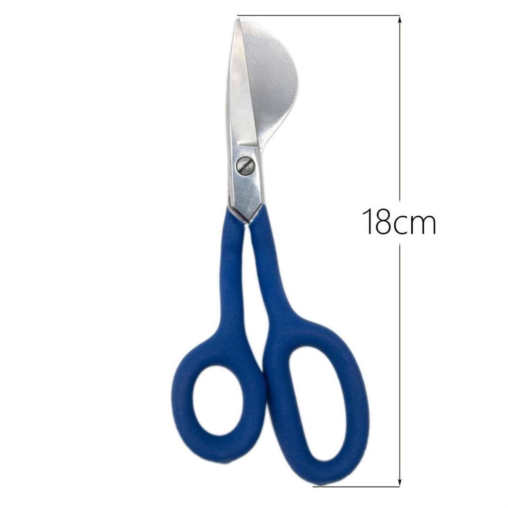 FVDPWYE Embroidery Embroidery Scissors 7" Paddle Shaped Blade Shears Duckbill Knife Edge