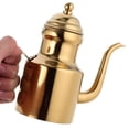 thumbnail image 6 of Stainless Steel Olive Oil Dispenser Bottle Long Mouth Oil Drip- Pouring Oil Pot Leakproof Oil Pot for Kitchen Cooking BBQ (11oz/310ml, Silver), 6 of 9