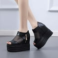 thumbnail image 5 of GERsome Women Summer Sandals Open Toe Platform Wedge Sandals, 5 of 9
