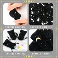 thumbnail image 3 of 30 bolsas Hillban de terciopelo negro con cordones de 2 x 3 pulgadas para joyas con forma de estrella lunar, bolsas para joyas para embalaje de regalos, bodas, aniversarios, Navidad, Eid Mubarak, 3 of 7