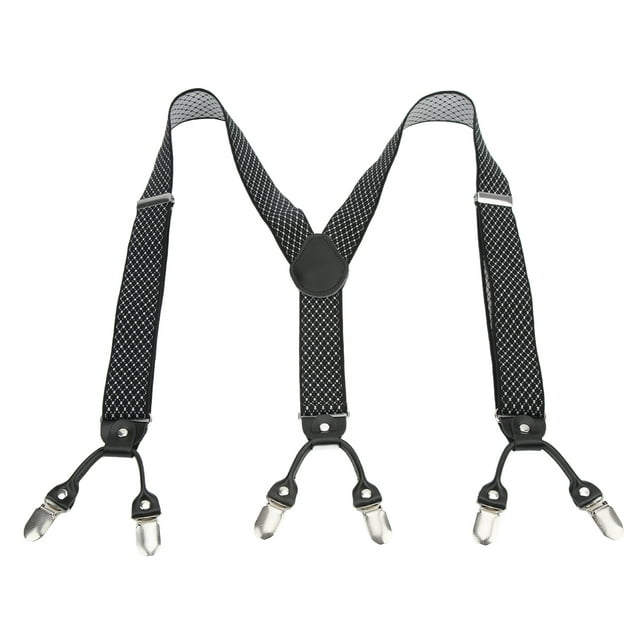 Bretelles pour Hommes, Bretelles en Forme de Y, Confortables, en Acier Inoxydable, pour Vêtements Assortis