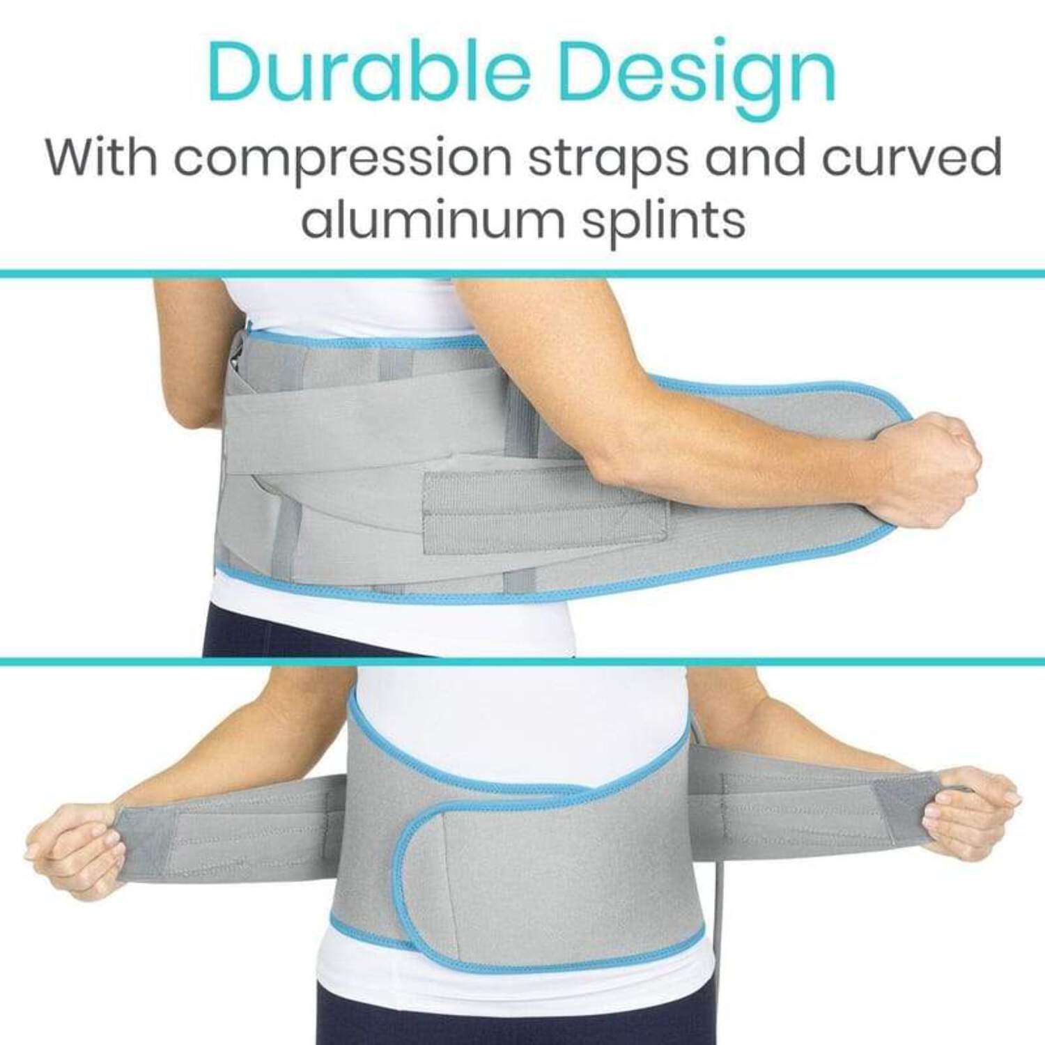 Arctic Flex Wearable Ice Pack Back Brace with Air Pump – Reusable Hot & Cold Gel Pack Belt for Lower Back Pain Relief, Sciatica, Injuries, and Compression Therapy for Men & Women