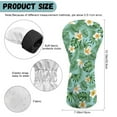 thumbnail image 6 of Yuyamidu Frangipani Golf Club Head Covers for Drivers, Fairway Woods, and Hybrids, Tropical Palm Leaves Head Covers Waterproof Leather Golf Headcover with Soft Lining, Green, 6 of 7