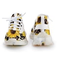 thumbnail image 4 of Leopard Sunflower Walking Shoes for Men Woman Lightweight Tennis Fashion Elastic Sports Shoes Cushion Basketball Shoes, 4 of 7
