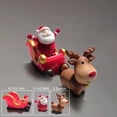 thumbnail image 4 of Adornos en miniatura para árbol de Navidad, estatuilla de reno, alce, Papá Noel, alce, decoración del hogar, Año Nuevo, caja de regalo de Navidad, 4 of 4