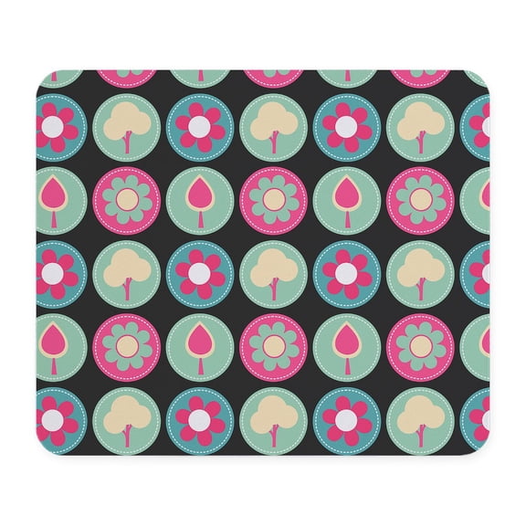 CafePress - Beautiful Trendy Girly Floral Pattern Mousepad - Non-slip Rubber Mousepad, Gaming Mouse Pad