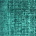 thumbnail image 1 of Ahgly Company Machine Washable Indoor Square Oriental Turquoise Blue Industrial Area Rugs, 5' Square, 1 of 4