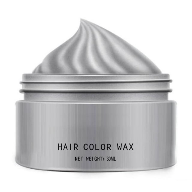 EGNMCR Cire pour Cheveux Colorée Boue pour Cheveux Coiffage Longue Durée Couleur Naturelle Cire Jetable Teinture Peigne