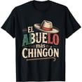 thumbnail image 2 of [100% Cotton]El Abuelo Mas Chingon Funny Best Mexican Dad T-Shirt Graphic Tees Casual Crewneck Shortsleeve Classic, 2 of 10