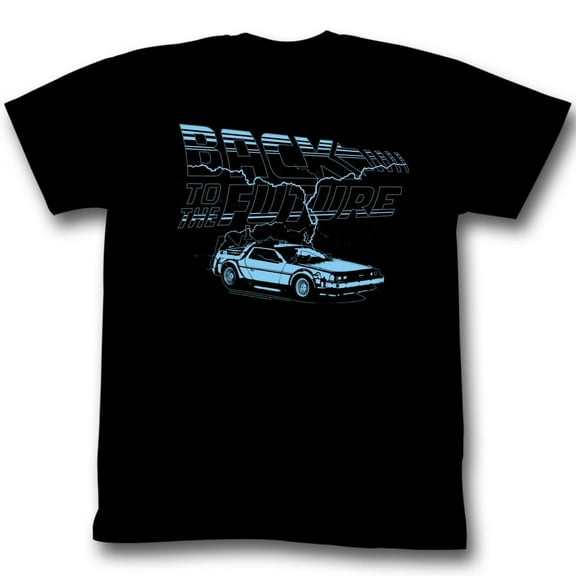Back to the Future Ride The Lightning Adult T-Shirt