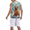 thumbnail image 2 of Honeii Sunshine Cloud Bulldog print basktball shirt for men and women, Unisex basketball jersey for Theme party-Medium, 2 of 6